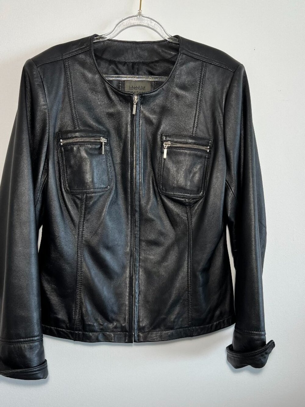 Uniform John Paul Richard Leather Jacket Size M Black